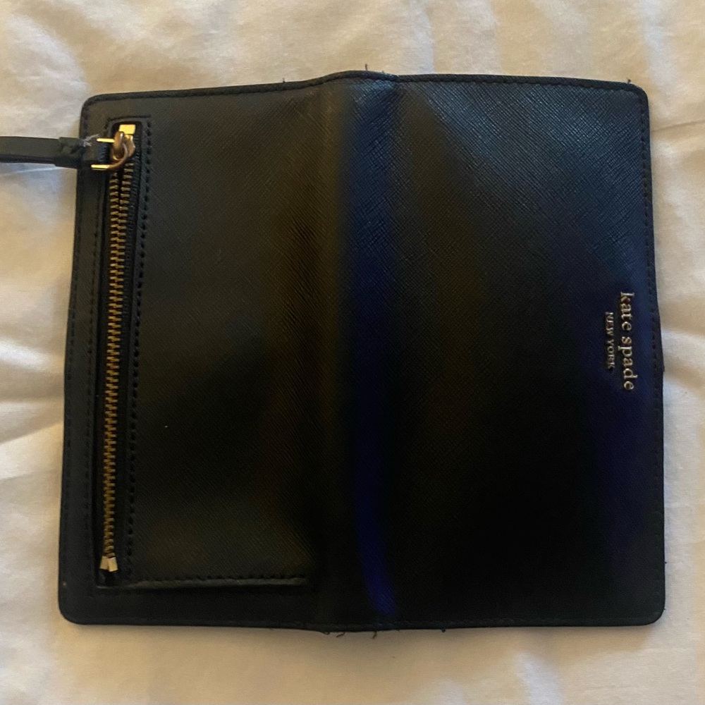 Kate Spade Midnight Black Card Holder